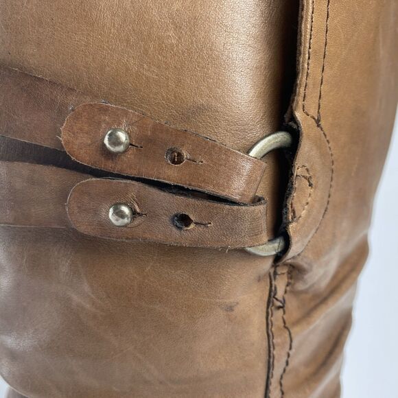 Cobb Hill Womens 10M Brown Leather Riding Boots Western Side Zip - Picture 13 of 16